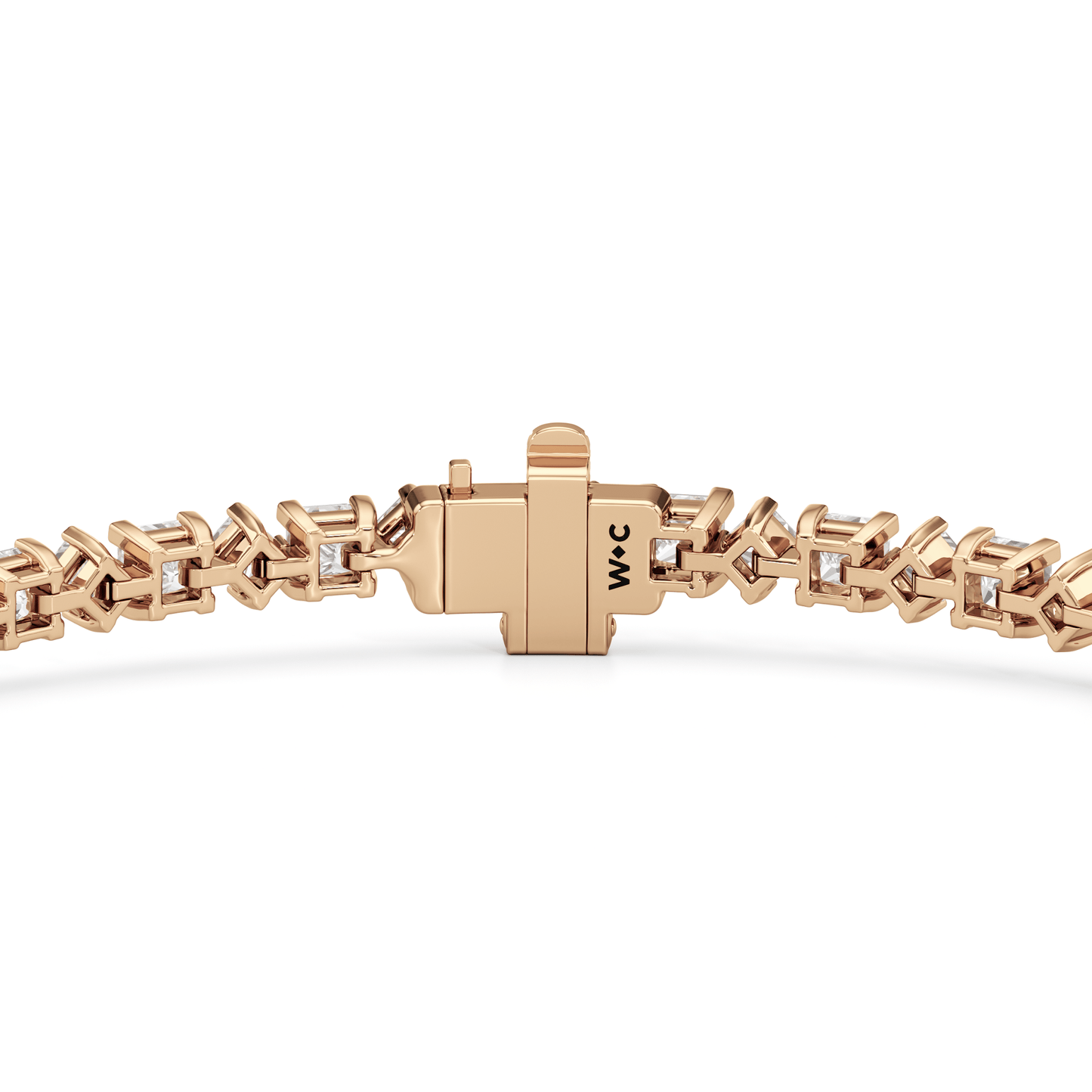 Alternating Princess Tennis Bracelet - Lotus Diamond