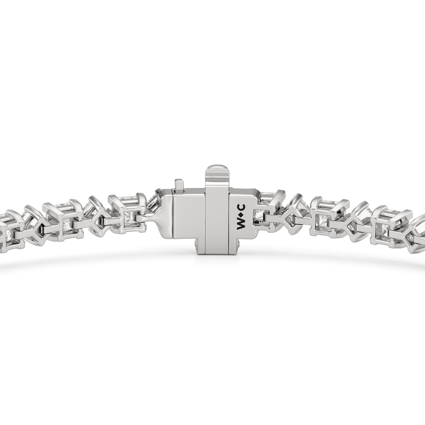 Alternating Princess Tennis Bracelet - Lotus Diamond