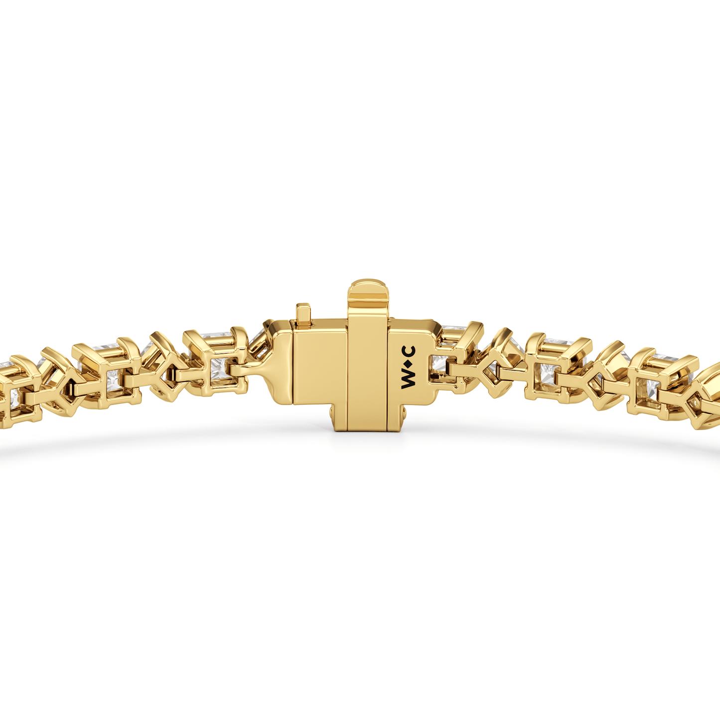 Alternating Princess Tennis Bracelet - Lotus Diamond