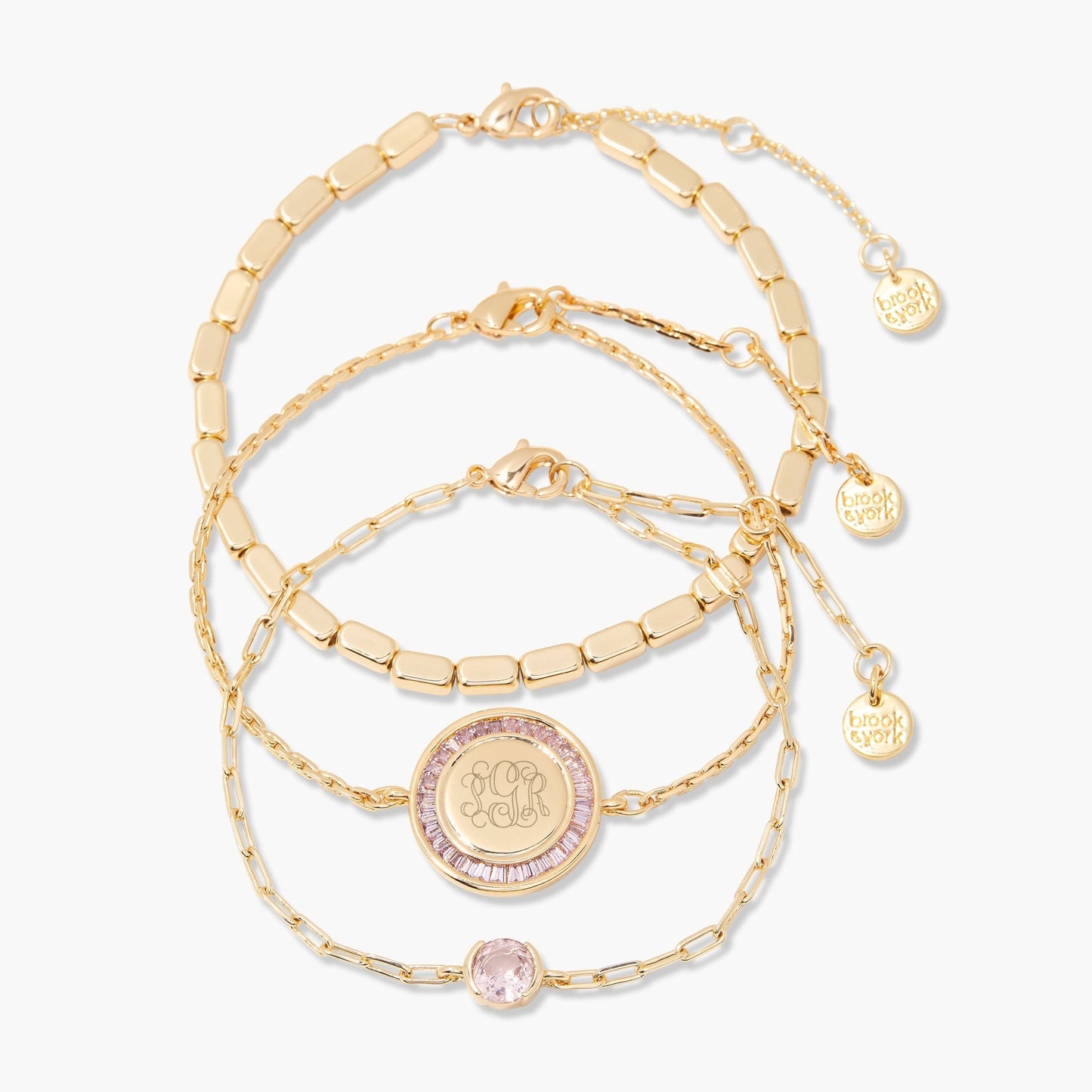 Amal Bracelet Set - Lotus Diamond