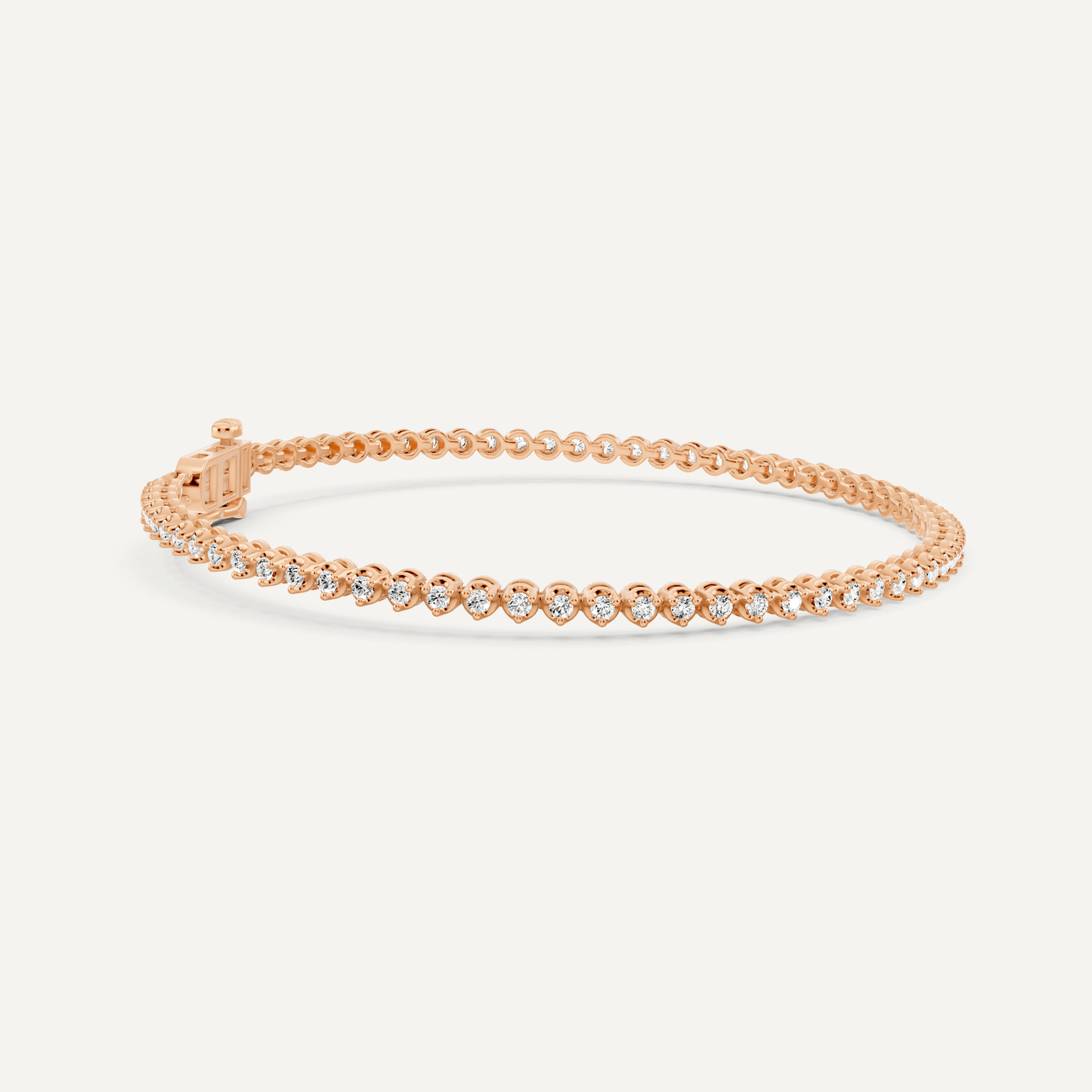 Best Value - 1 ctw Round Diamond Petite Tennis Bracelet - Lotus Diamond