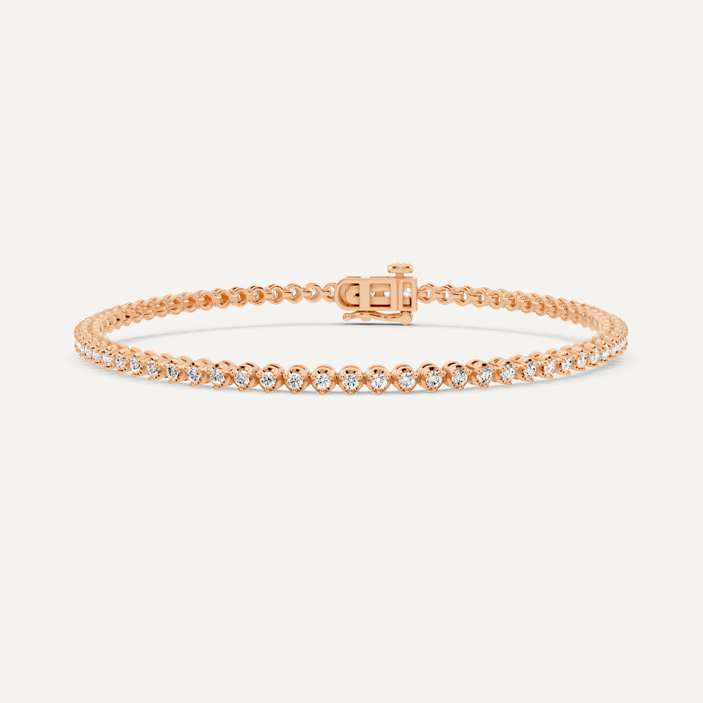 Best Value - 1 ctw Round Diamond Petite Tennis Bracelet - Lotus Diamond