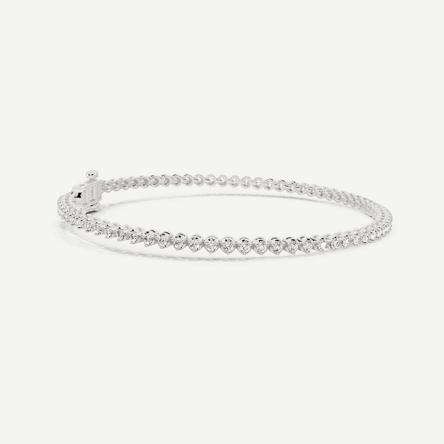 Best Value - 1 ctw Round Diamond Petite Tennis Bracelet - Lotus Diamond