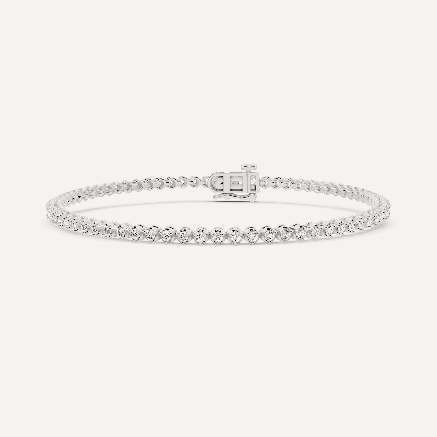 Best Value - 1 ctw Round Diamond Petite Tennis Bracelet - Lotus Diamond