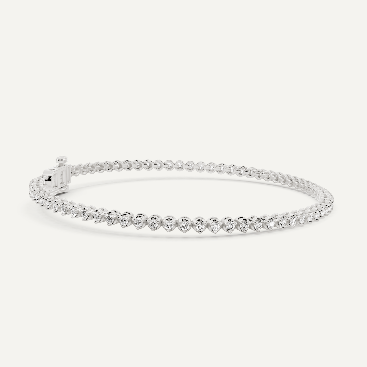 Best Value - 1 ctw Round Diamond Petite Tennis Bracelet - Lotus Diamond