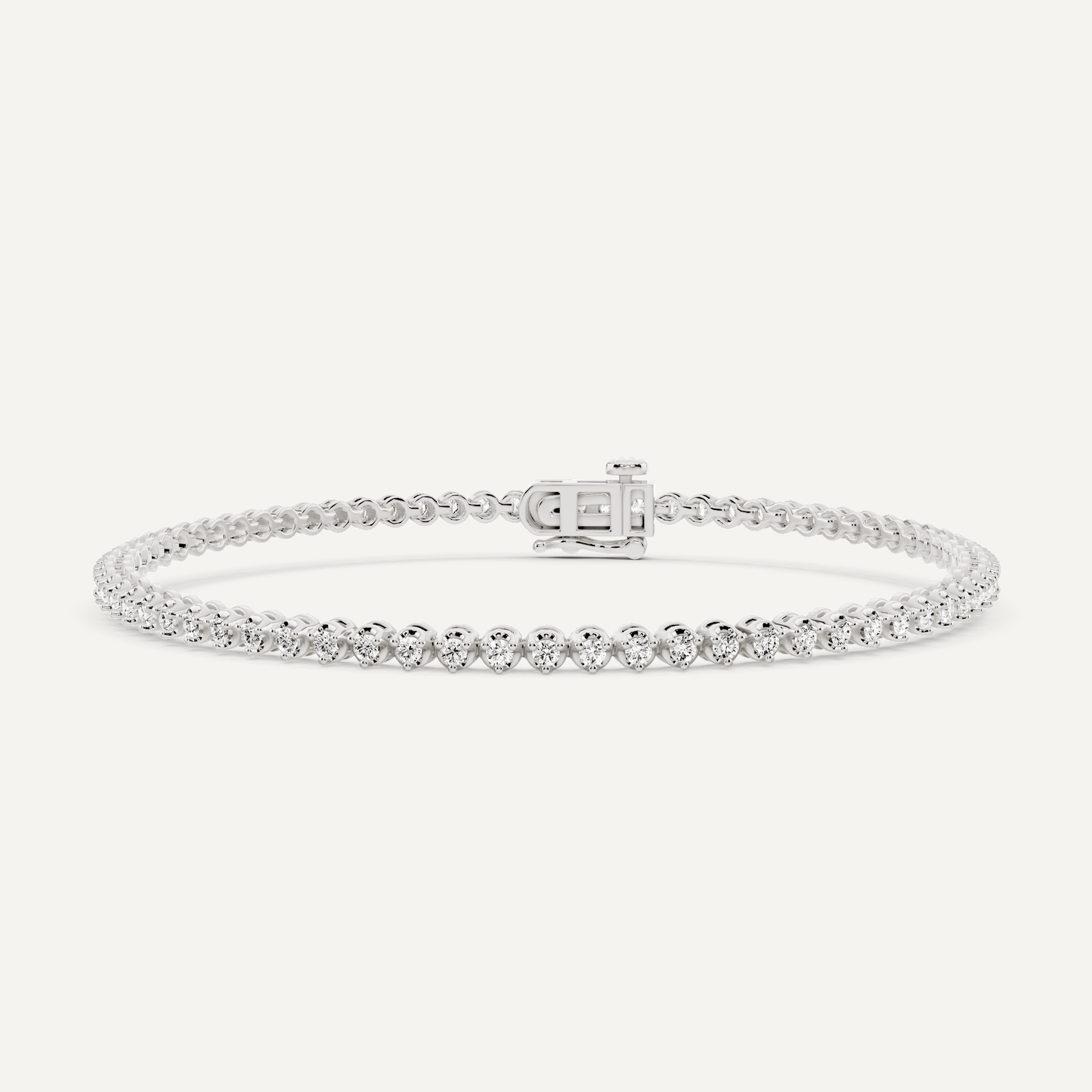 Best Value - 1 ctw Round Diamond Petite Tennis Bracelet - Lotus Diamond