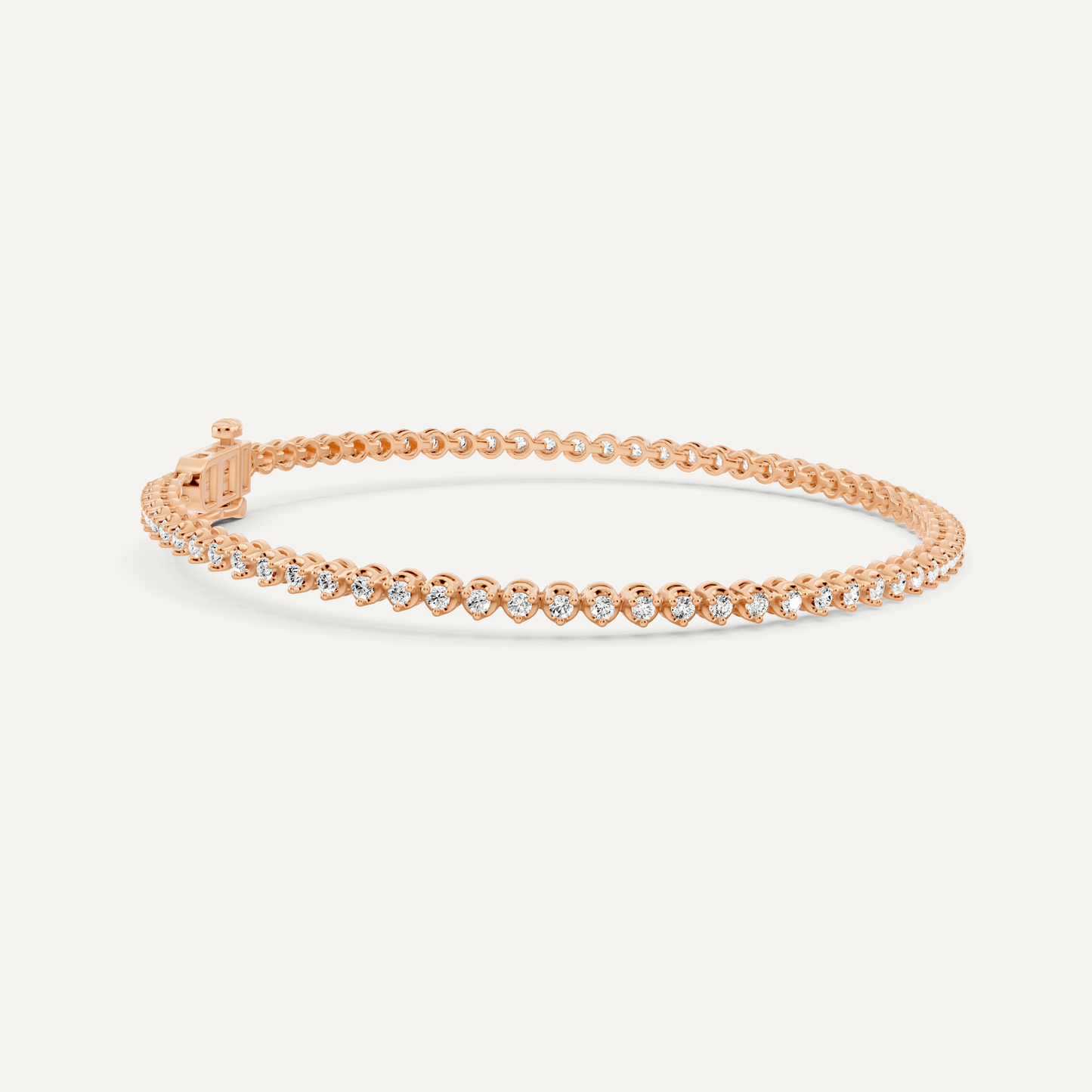 Best Value - 1 ctw Round Diamond Petite Tennis Bracelet - Lotus Diamond