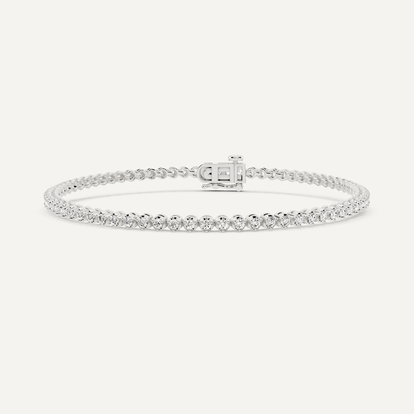 Best Value - 1 ctw Round Diamond Petite Tennis Bracelet - Lotus Diamond