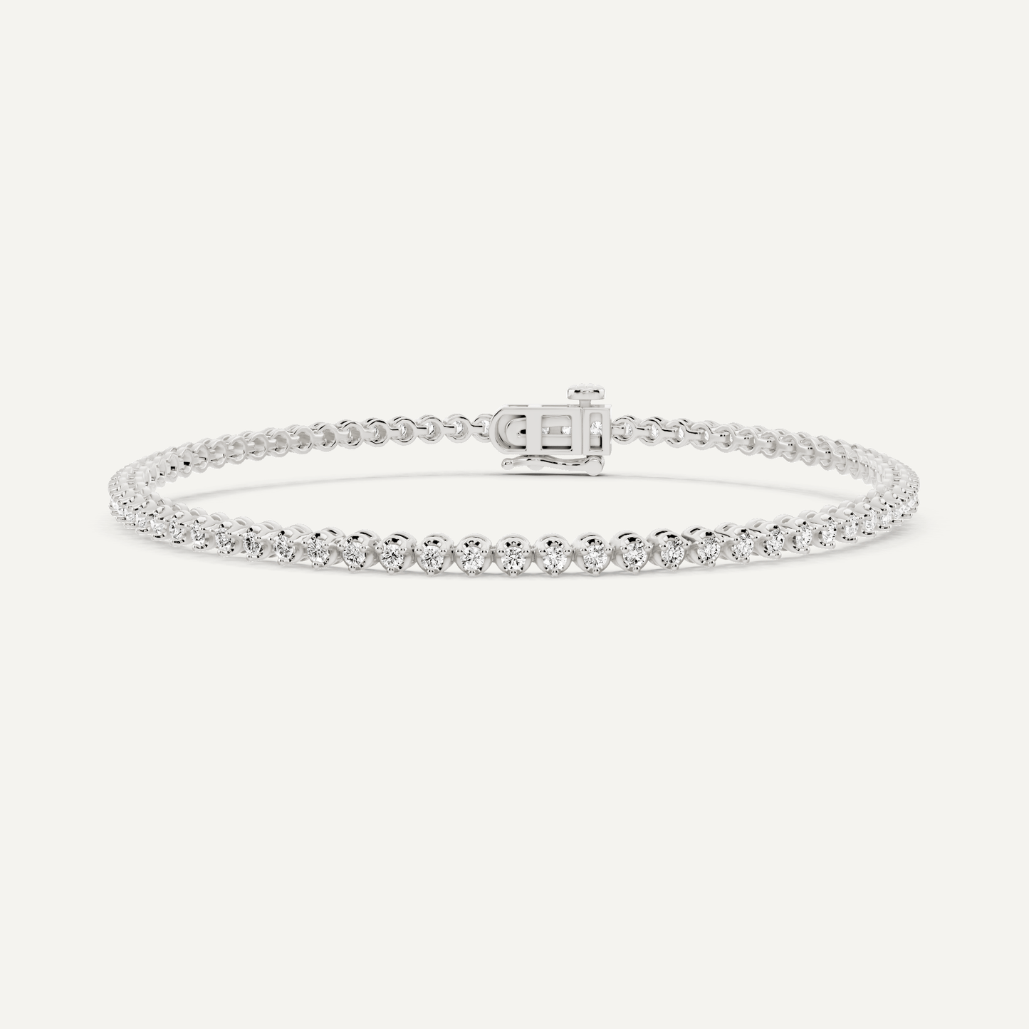 Best Value - 1 ctw Round Diamond Petite Tennis Bracelet - Lotus Diamond
