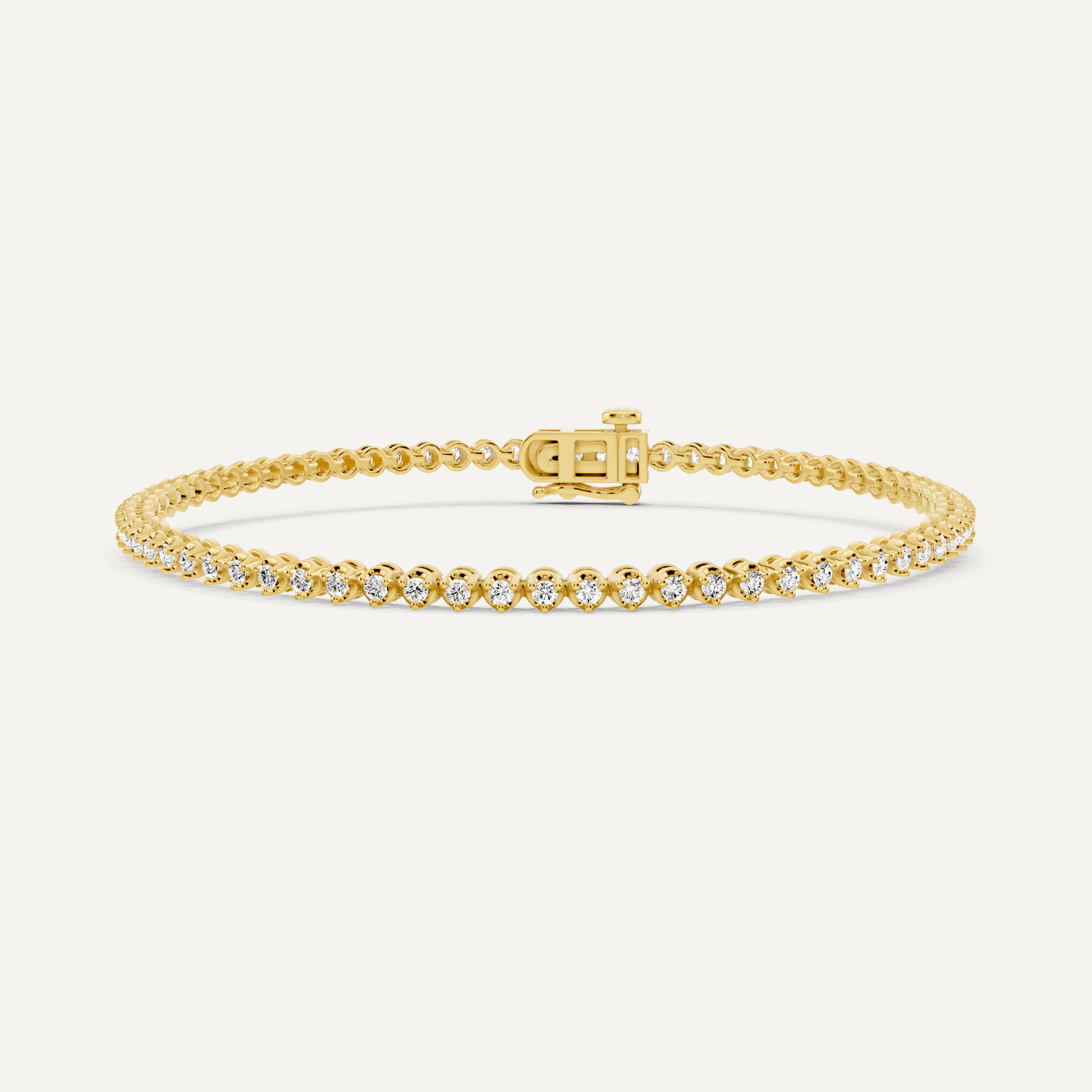 Best Value - 1 ctw Round Diamond Petite Tennis Bracelet - Lotus Diamond