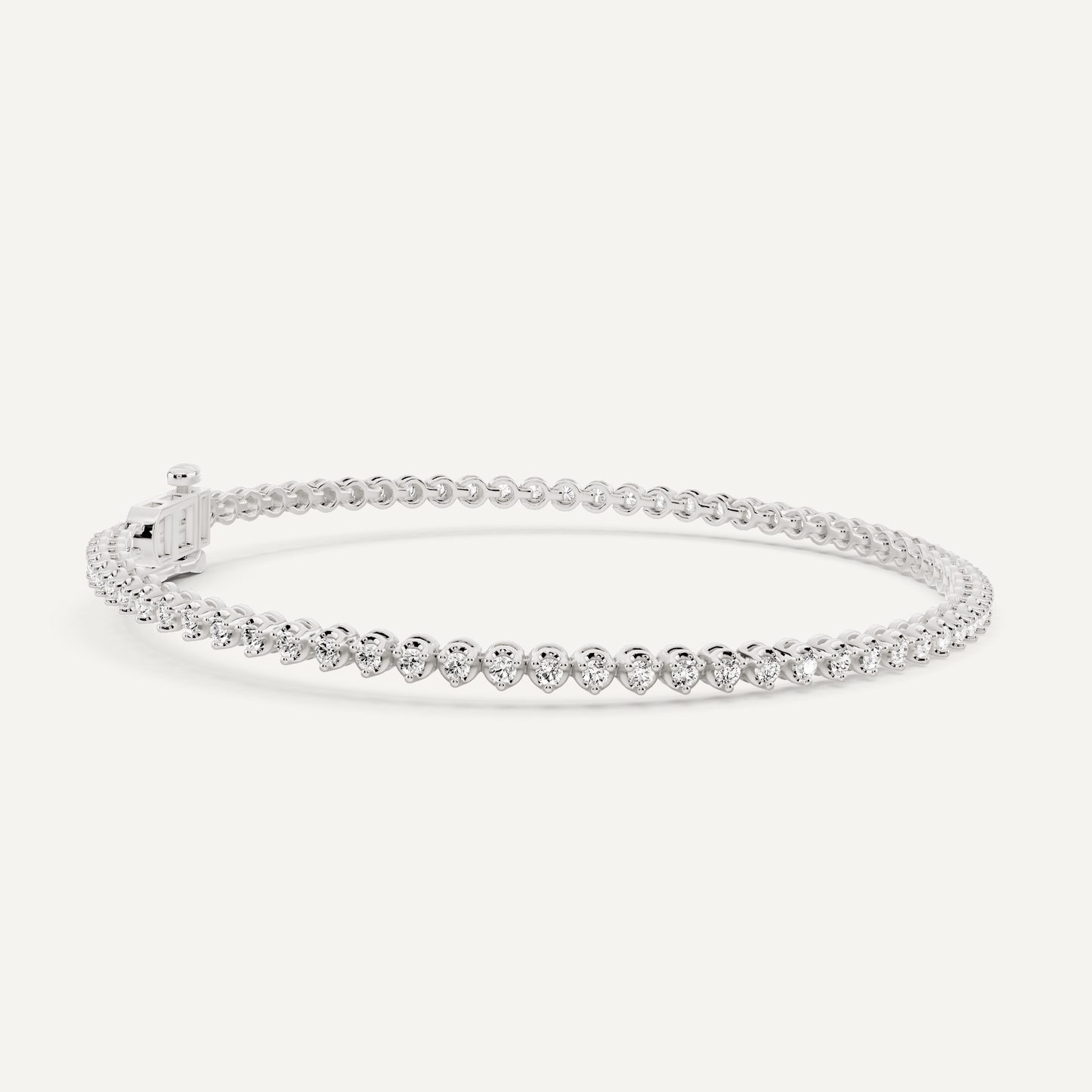 Best Value - 1 ctw Round Diamond Petite Tennis Bracelet - Lotus Diamond