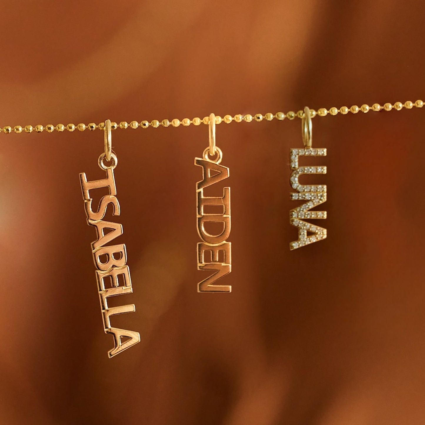 Block Name Charm - Lotus Diamond