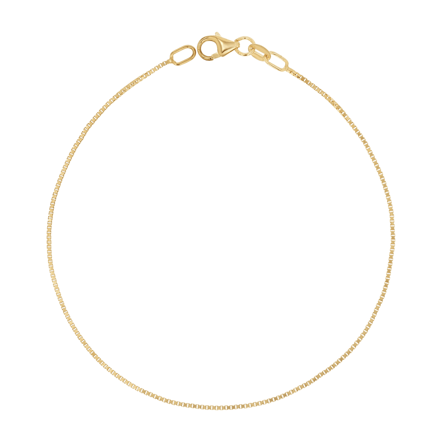 Box Chain Bracelet - Lotus Diamond