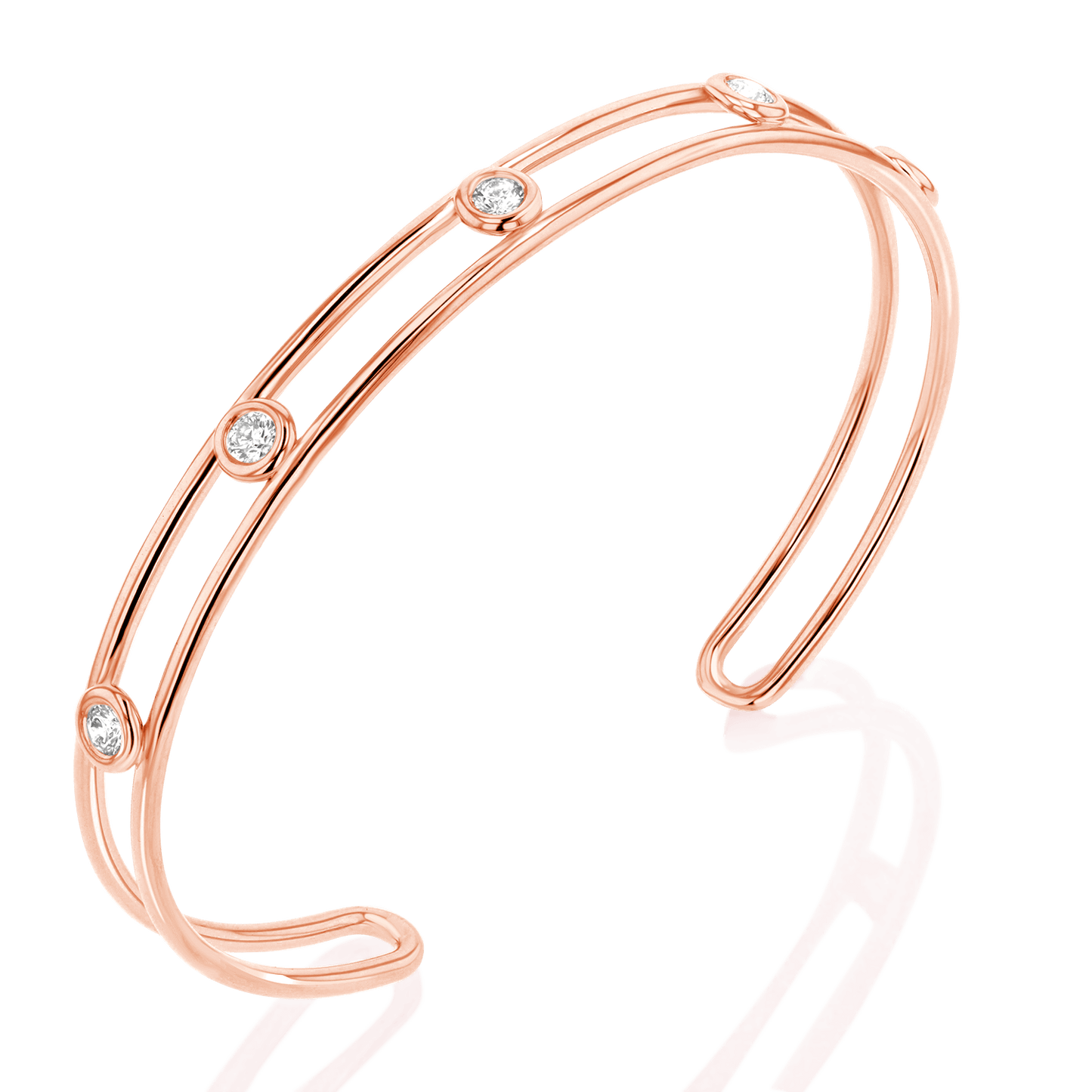 Bubble Diamond Cuff - Lotus Diamond