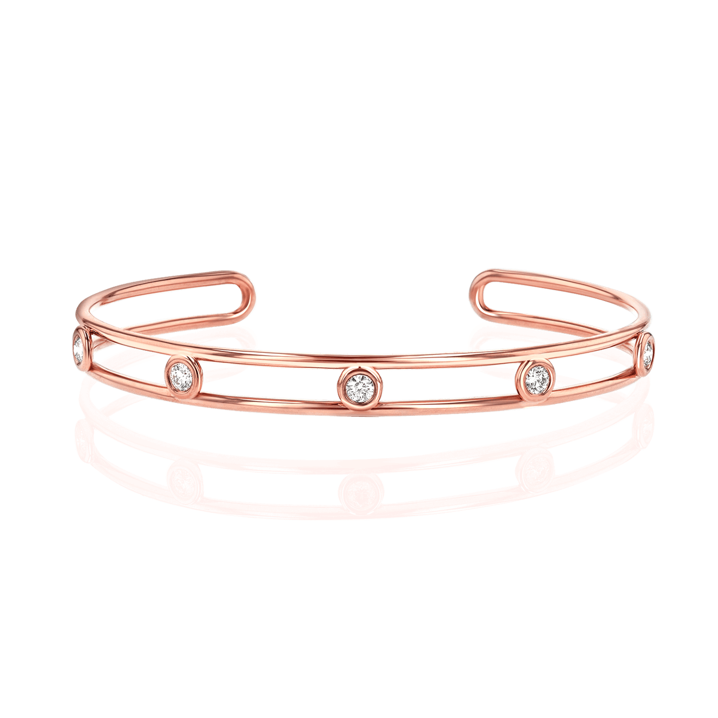 Bubble Diamond Cuff - Lotus Diamond