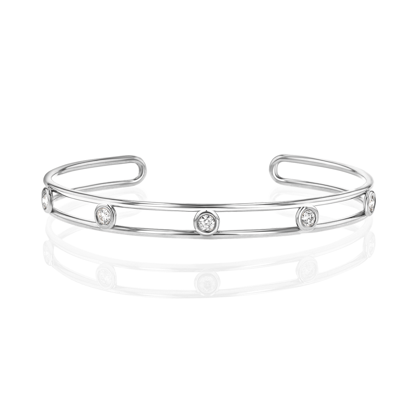 Bubble Diamond Cuff - Lotus Diamond