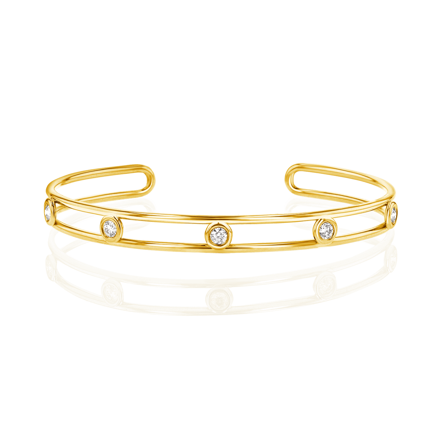 Bubble Diamond Cuff - Lotus Diamond