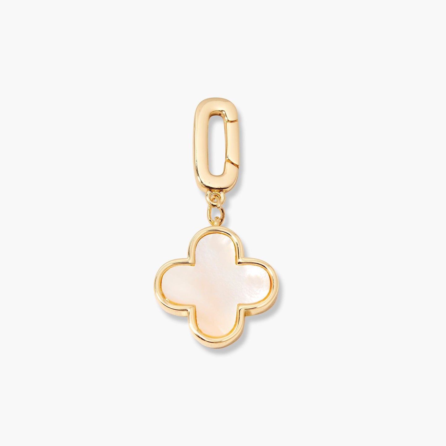 Cami Clover Pearl Charm - Lotus Diamond