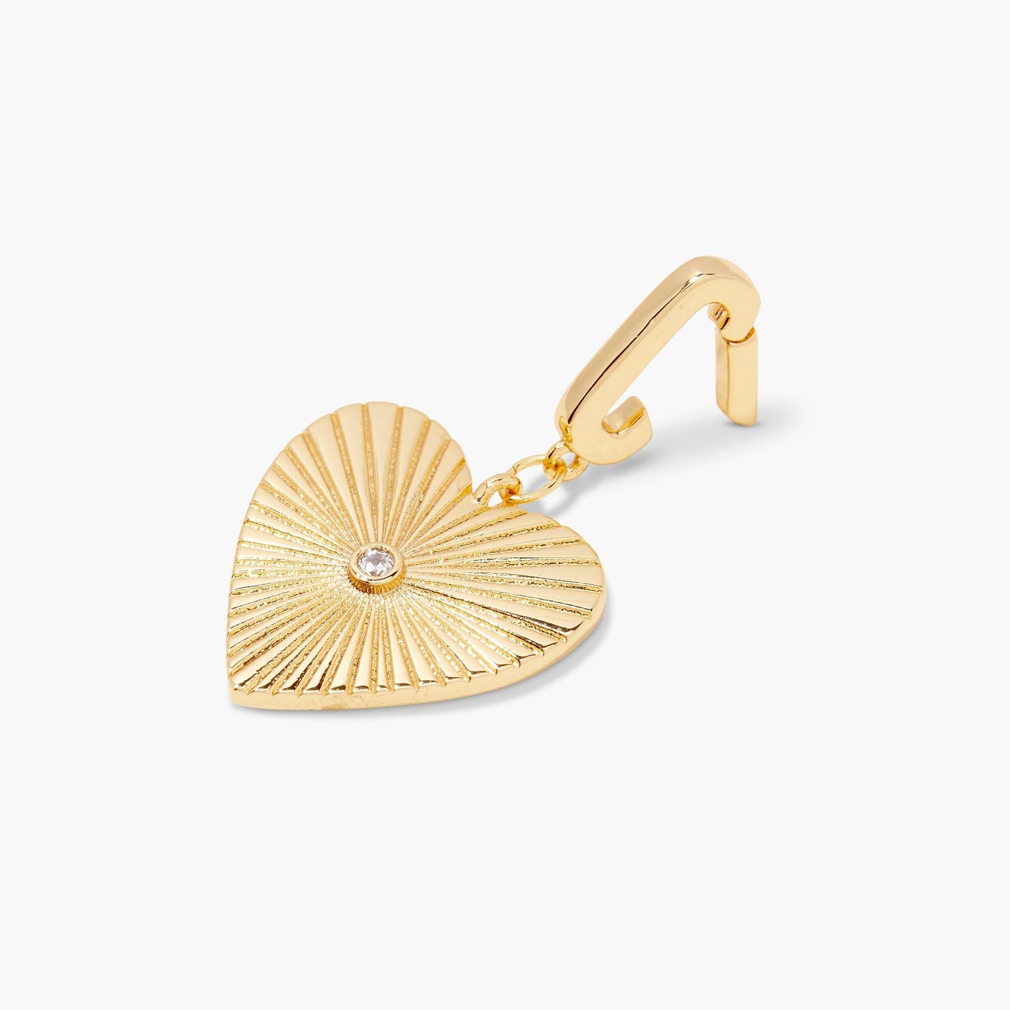 Cami Heart Charm - Lotus Diamond