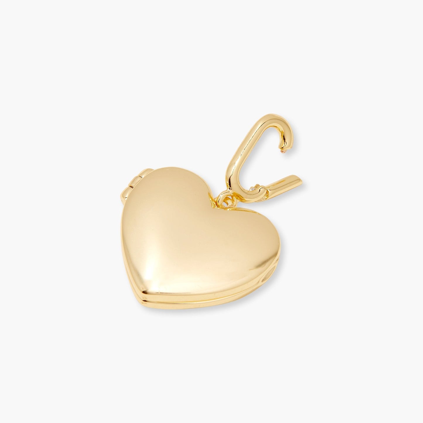 Cami Heart Locket Charm - Lotus Diamond
