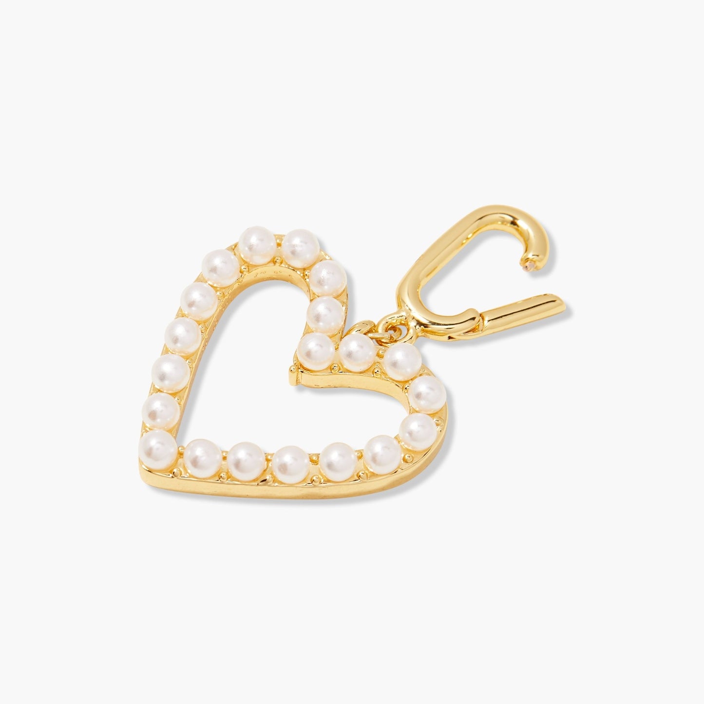 Cami Pearl Heart Charm - Lotus Diamond