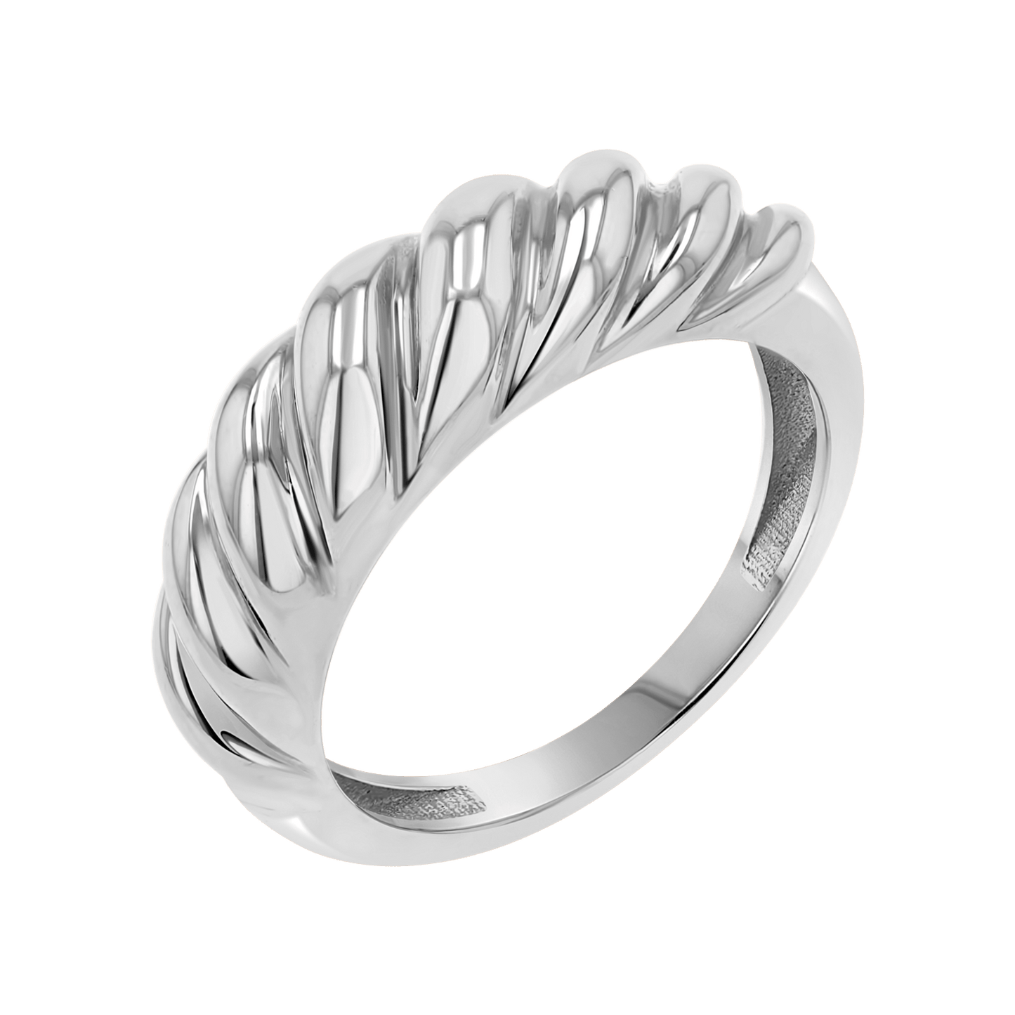 Celine Croissant Ring - Lotus Diamond
