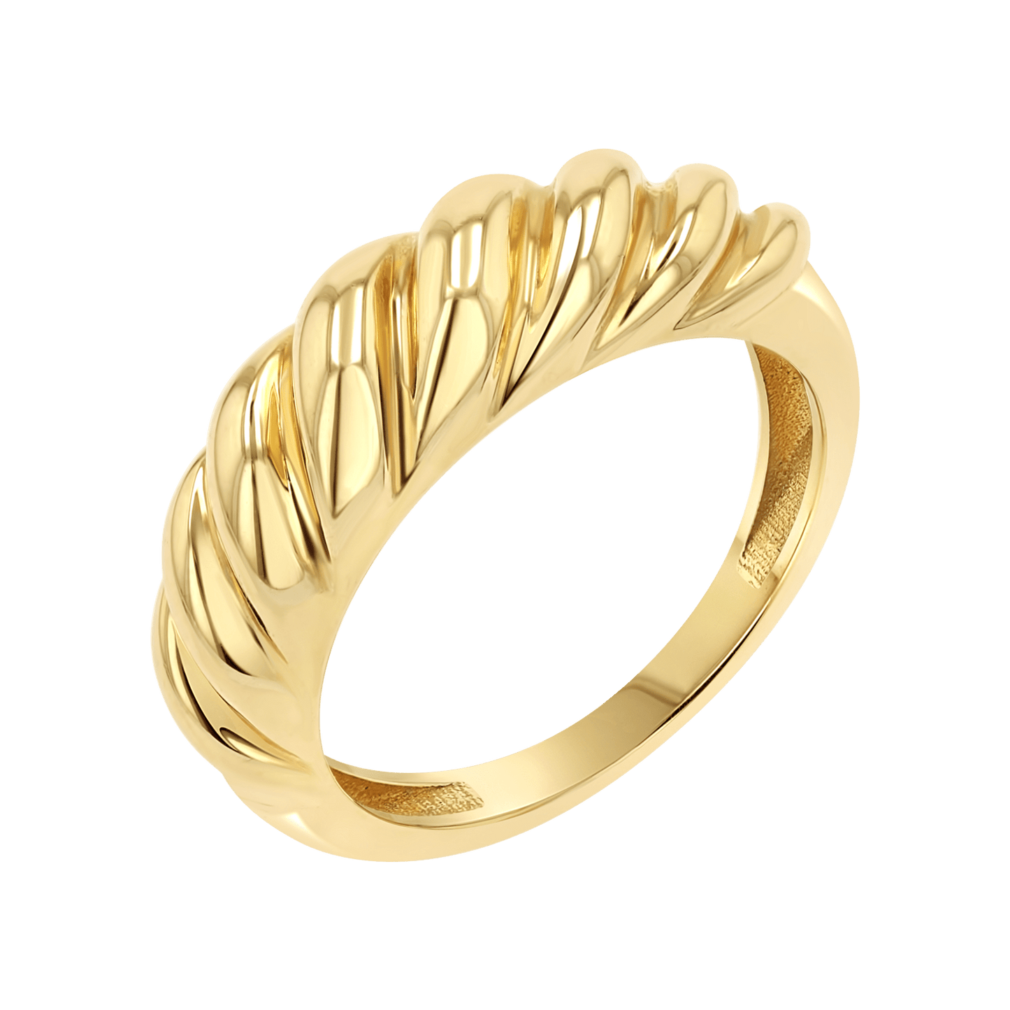 Celine Croissant Ring - Lotus Diamond