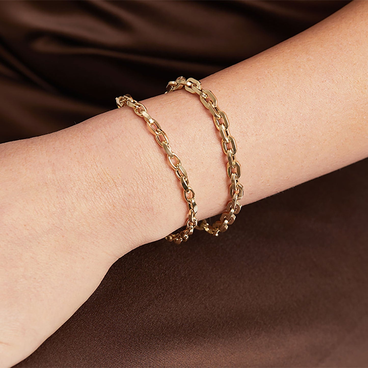 Celine Twist Link Bracelet - Lotus Diamond
