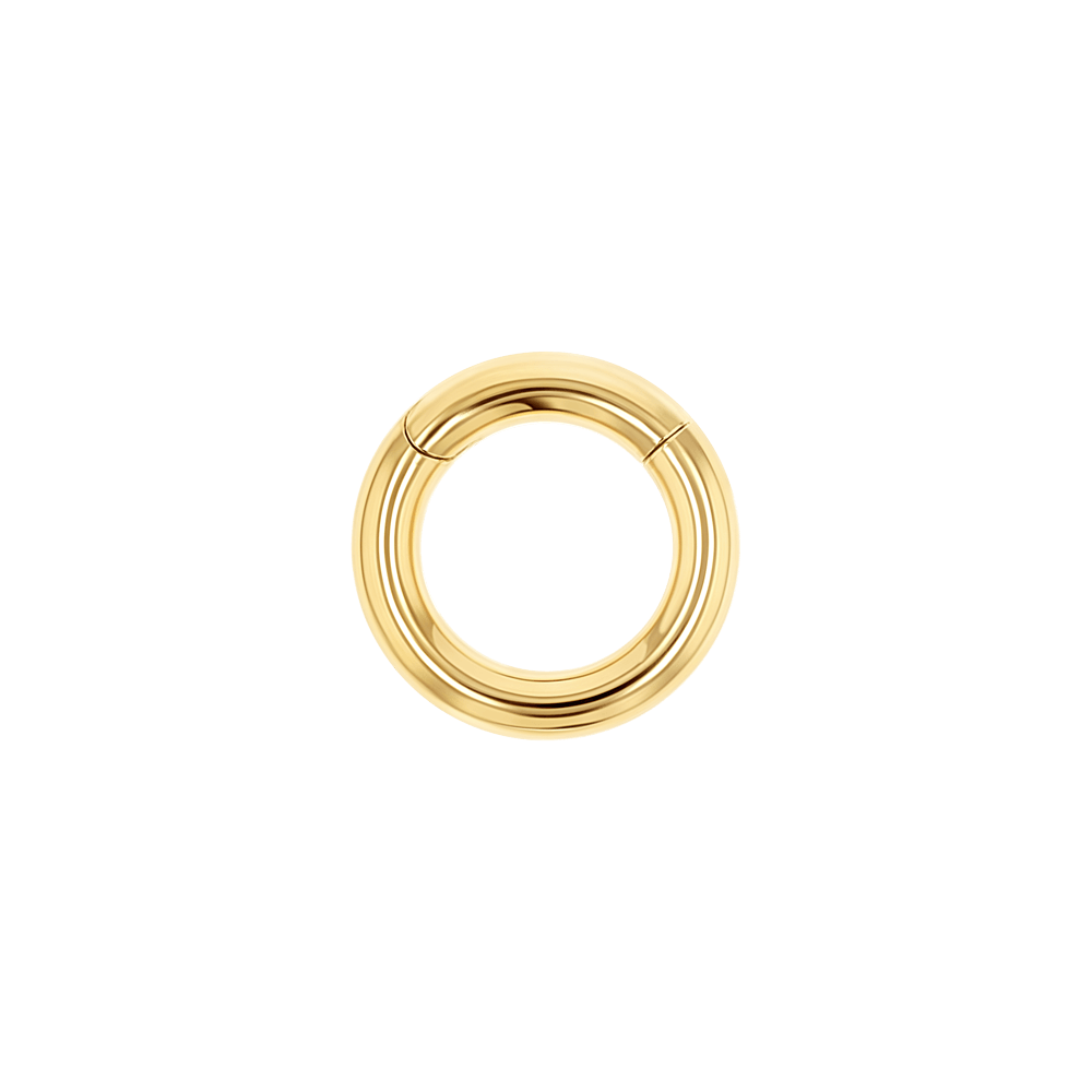 Chunky Round Charm Connector Clasp - Lotus Diamond