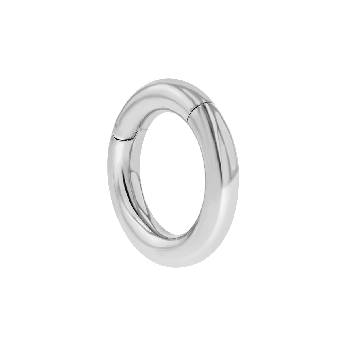 Chunky Round Charm Connector Clasp - Lotus Diamond
