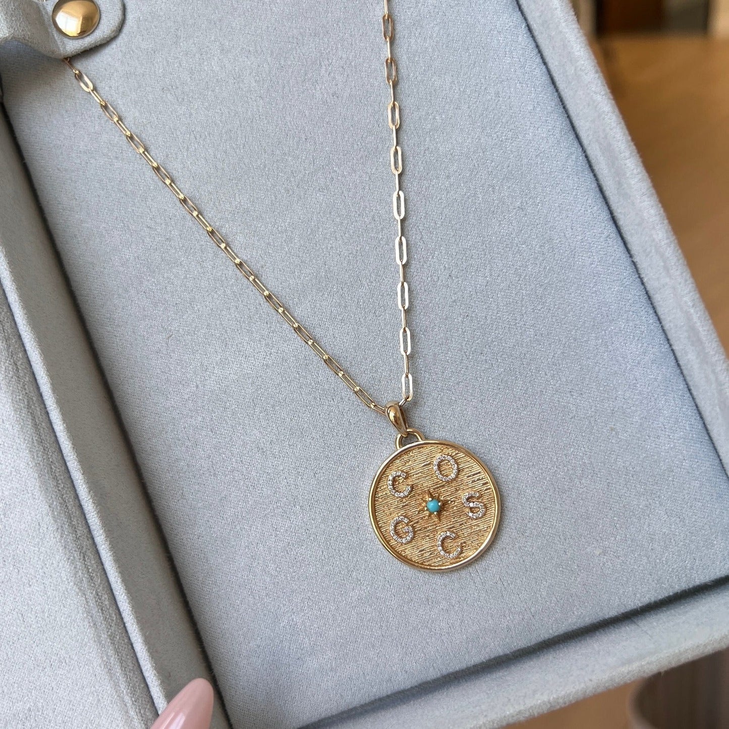 Circle of Life Diamond Multi Initial Charm - Lotus Diamond