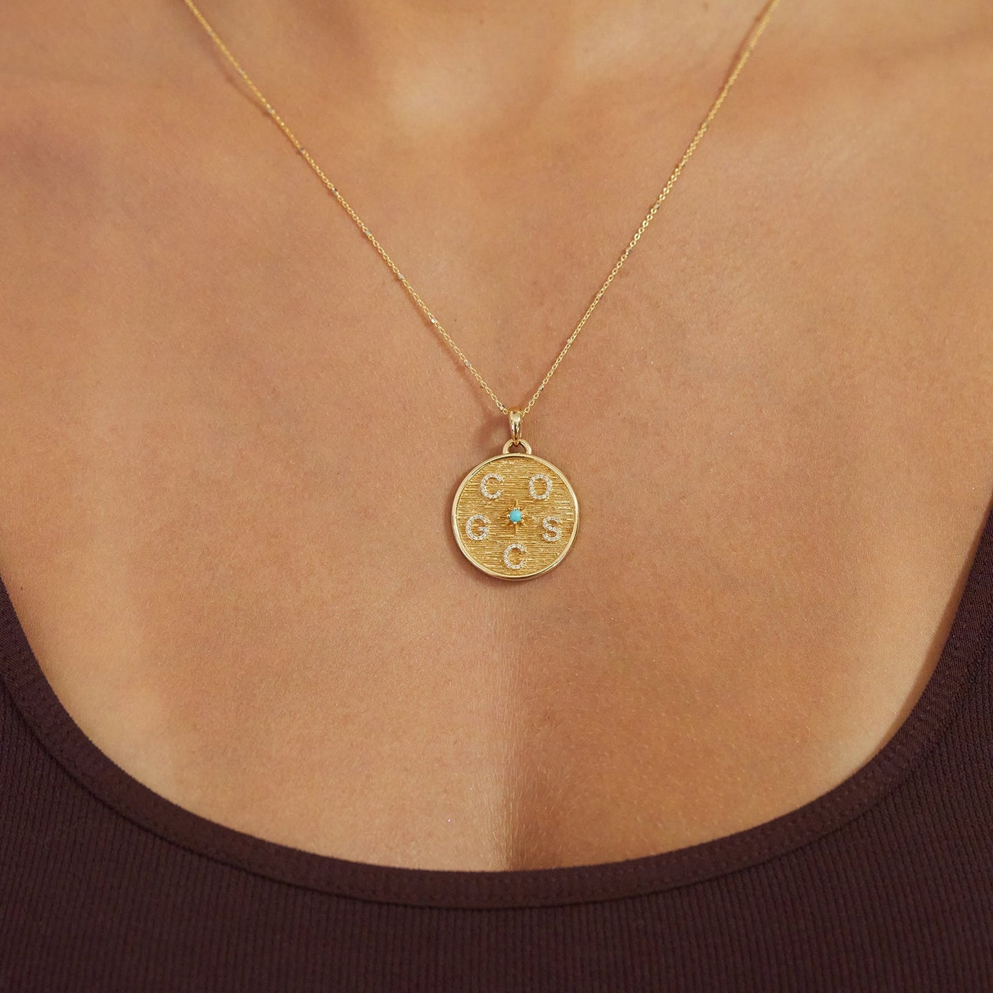 Circle of Life Diamond Multi Initial Charm - Lotus Diamond