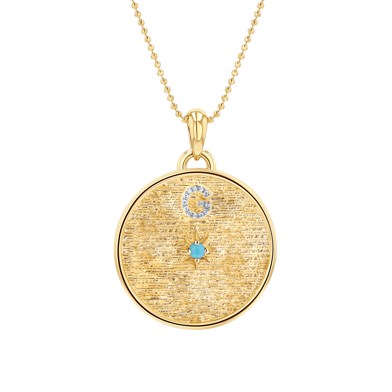 Circle of Life Diamond Multi Initial Necklace - Lotus Diamond