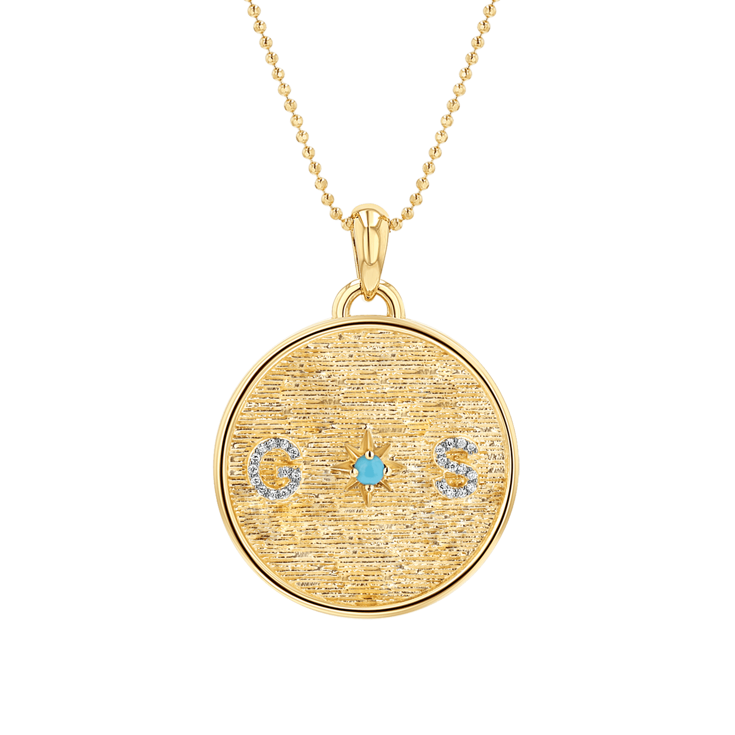 Circle of Life Diamond Multi Initial Necklace - Lotus Diamond