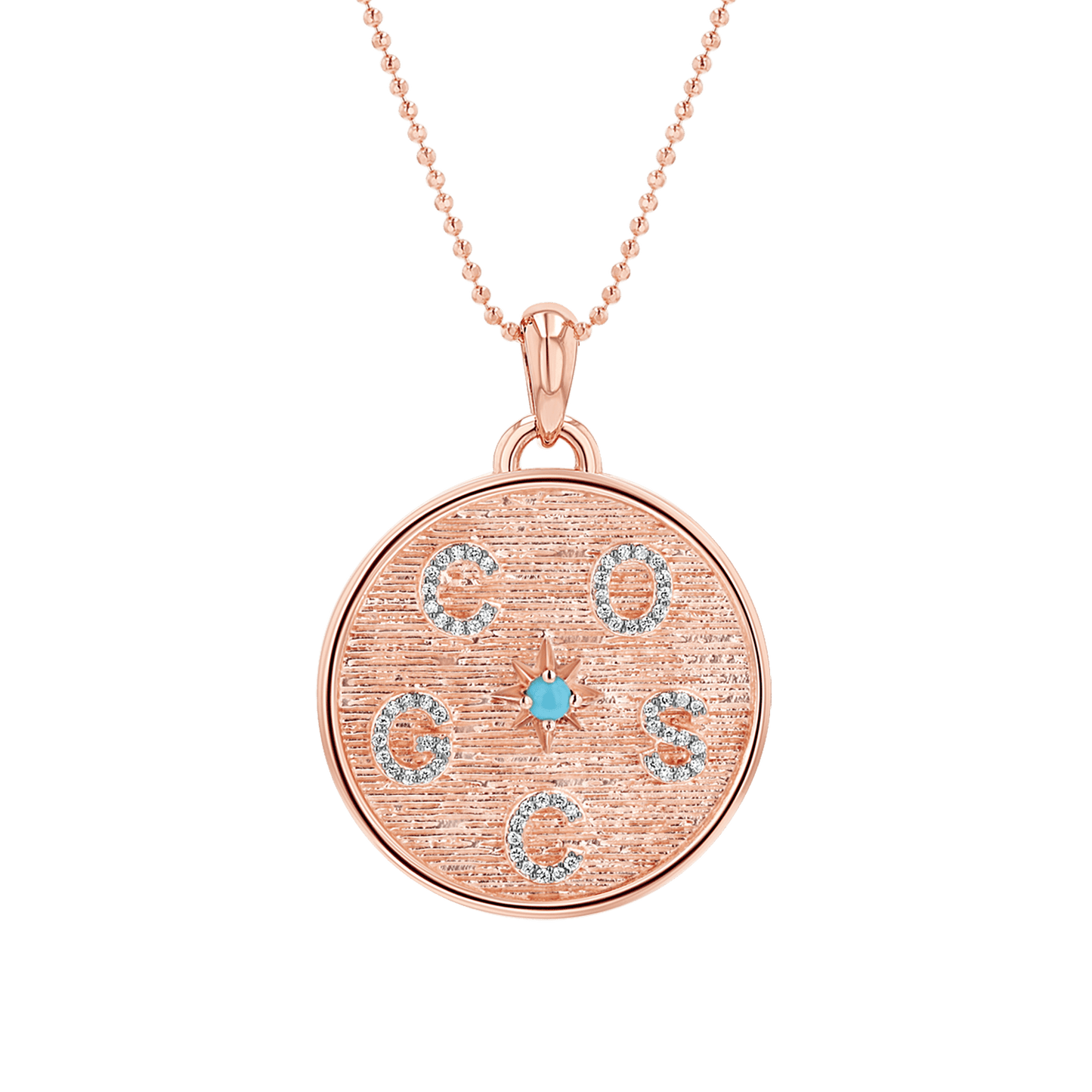 Circle of Life Diamond Multi Initial Necklace - Lotus Diamond