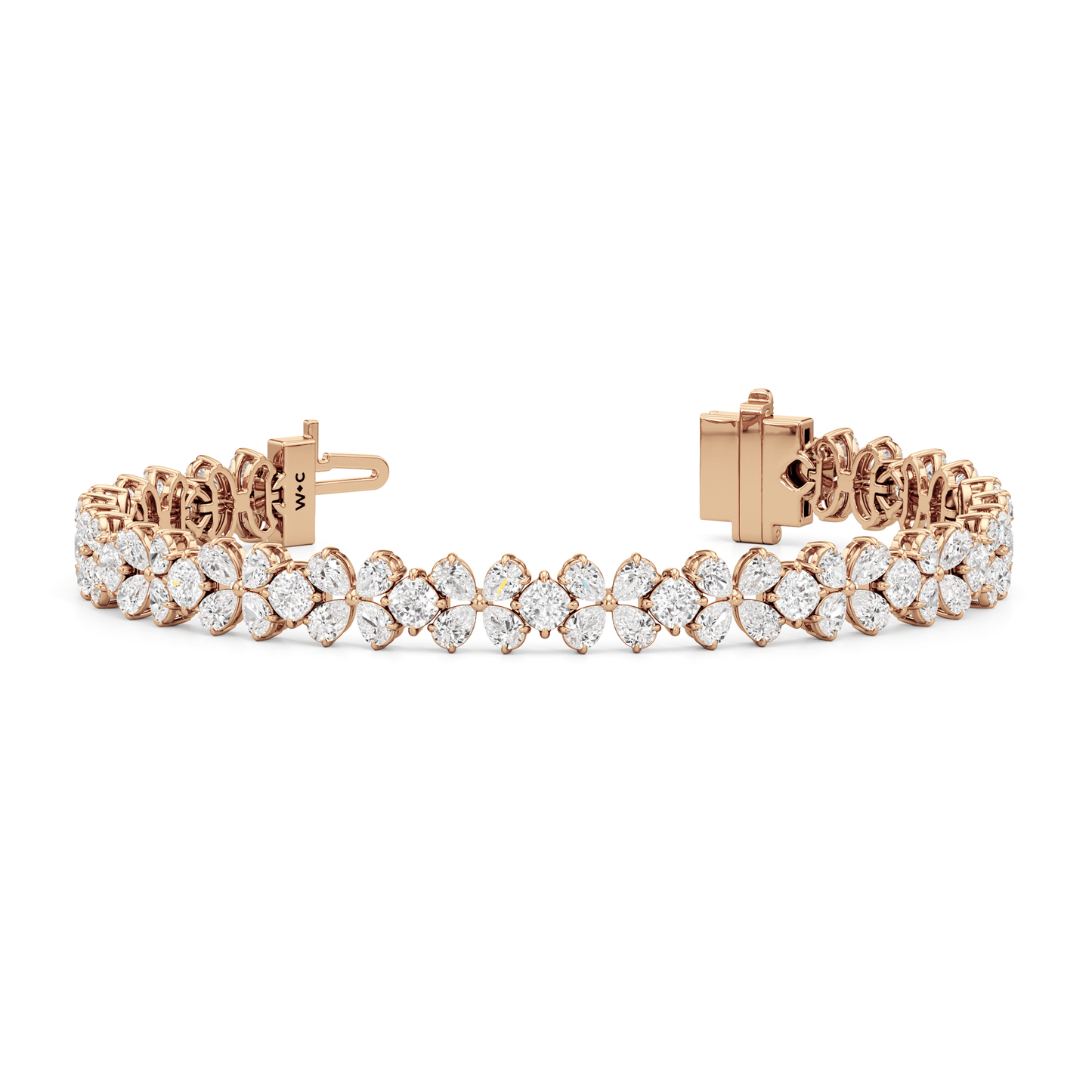 Clover Bracelet - Lotus Diamond