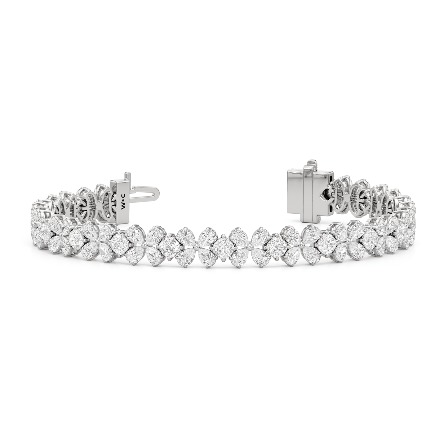 Clover Bracelet - Lotus Diamond