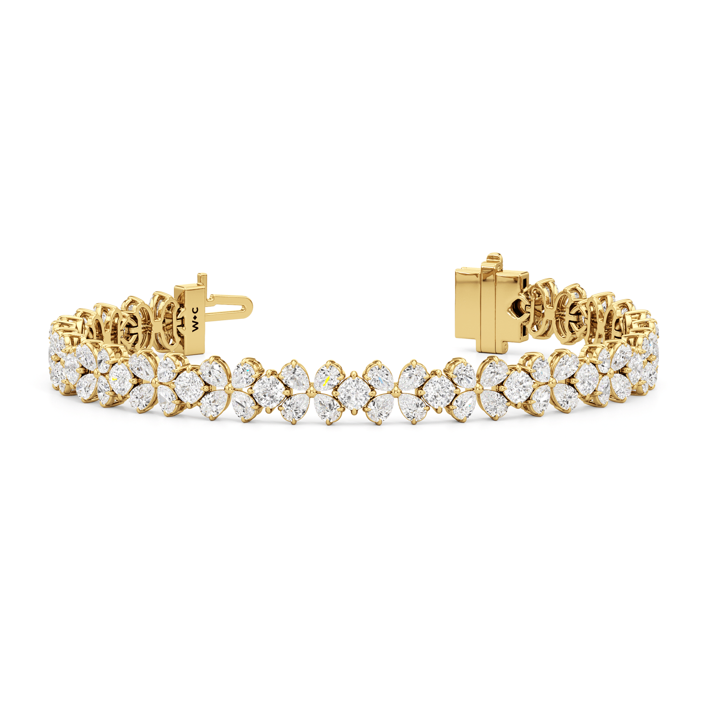Clover Bracelet - Lotus Diamond
