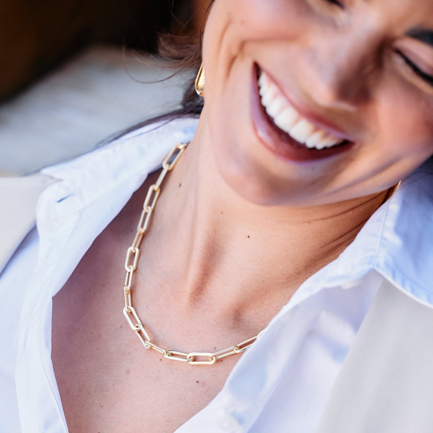 Colette XL Necklace - Lotus Diamond