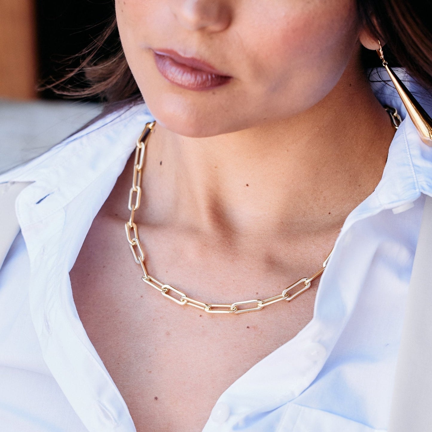 Colette XL Necklace - Lotus Diamond