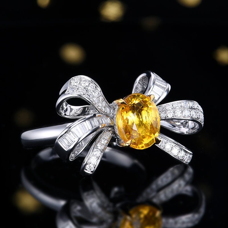Collection level dual - use, human wealth - canary canary yellow sapphire - Lotus Diamond