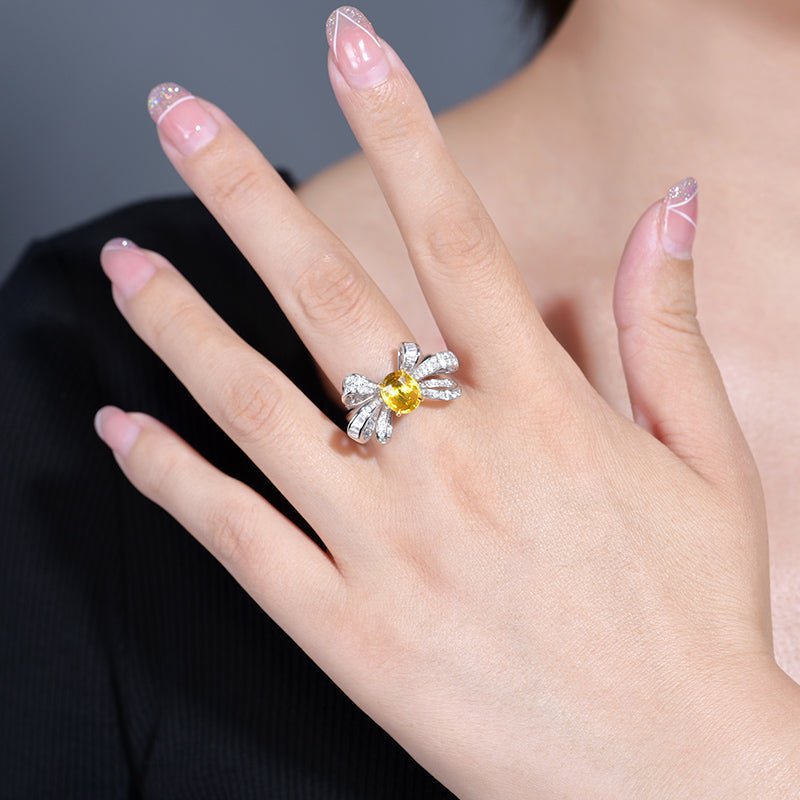 Collection level dual - use, human wealth - canary canary yellow sapphire - Lotus Diamond