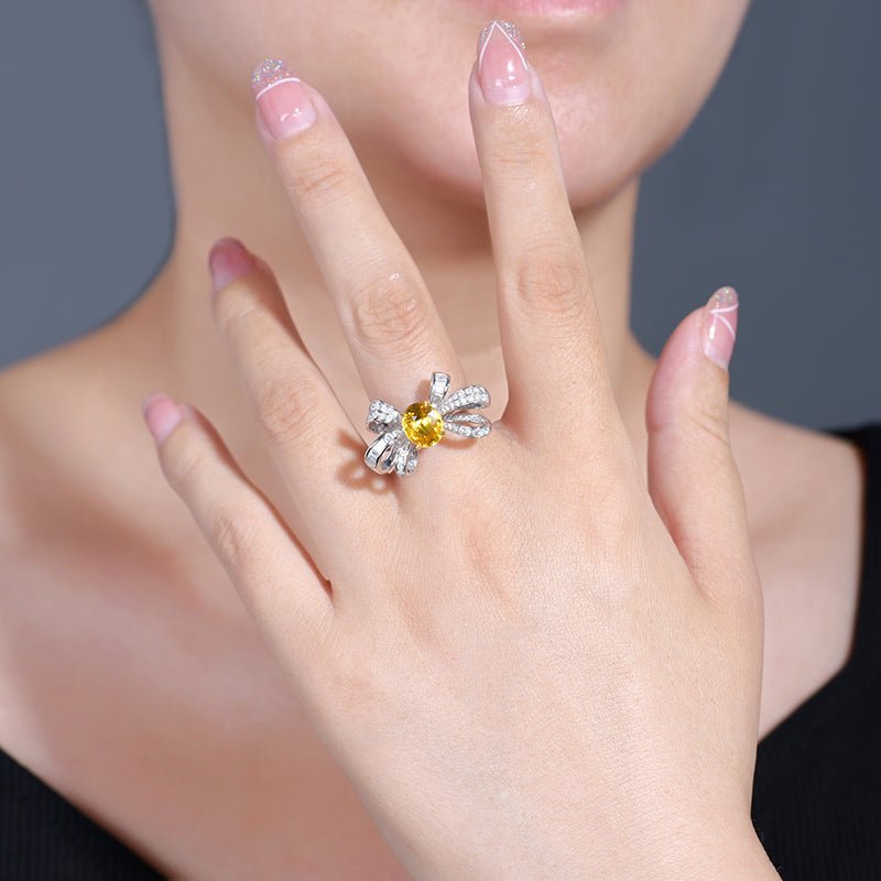 Collection level dual - use, human wealth - canary canary yellow sapphire - Lotus Diamond