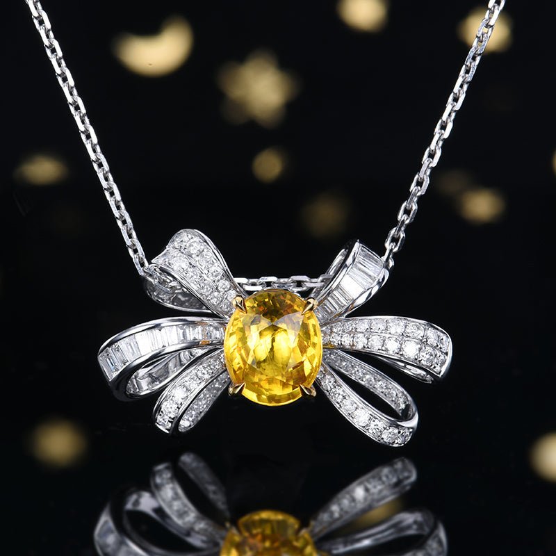 Collection level dual - use, human wealth - canary canary yellow sapphire - Lotus Diamond