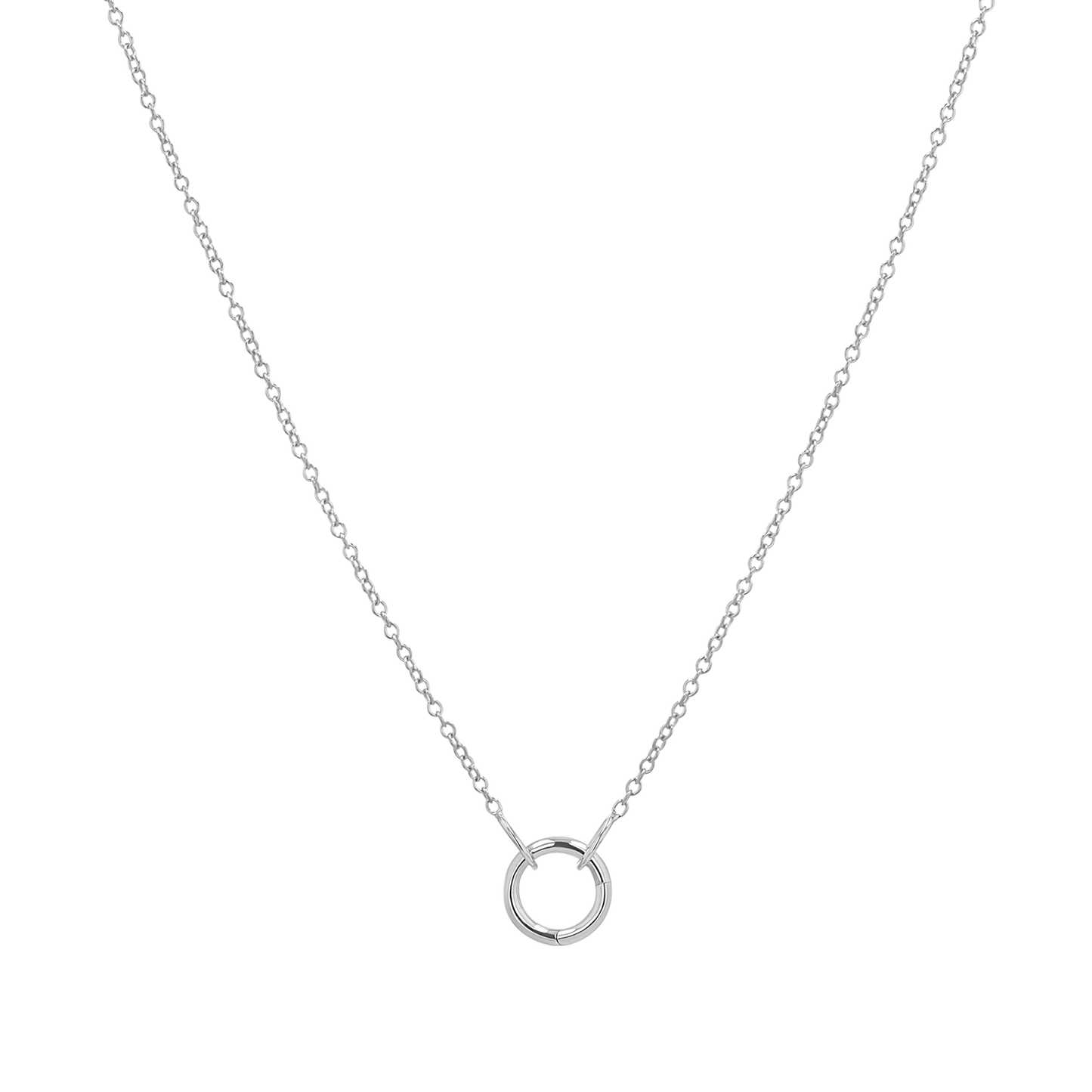 Connector Cable Chain Necklace - Lotus Diamond
