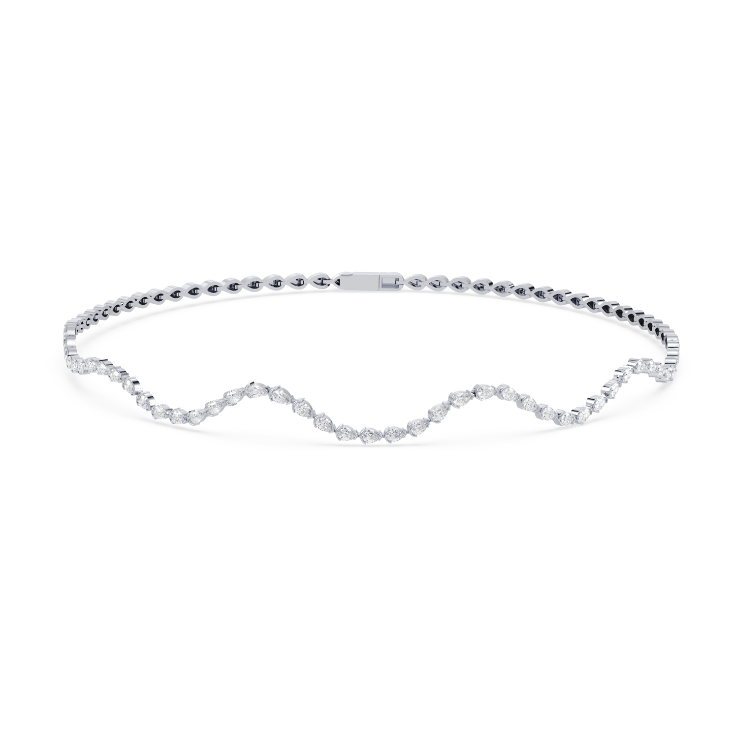 Coquette Lab Diamond Tennis Necklace - Lotus Diamond