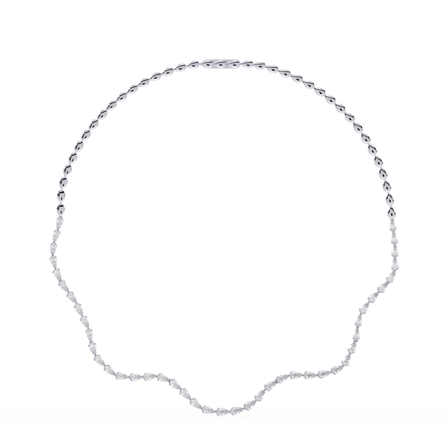 Coquette Lab Diamond Tennis Necklace - Lotus Diamond