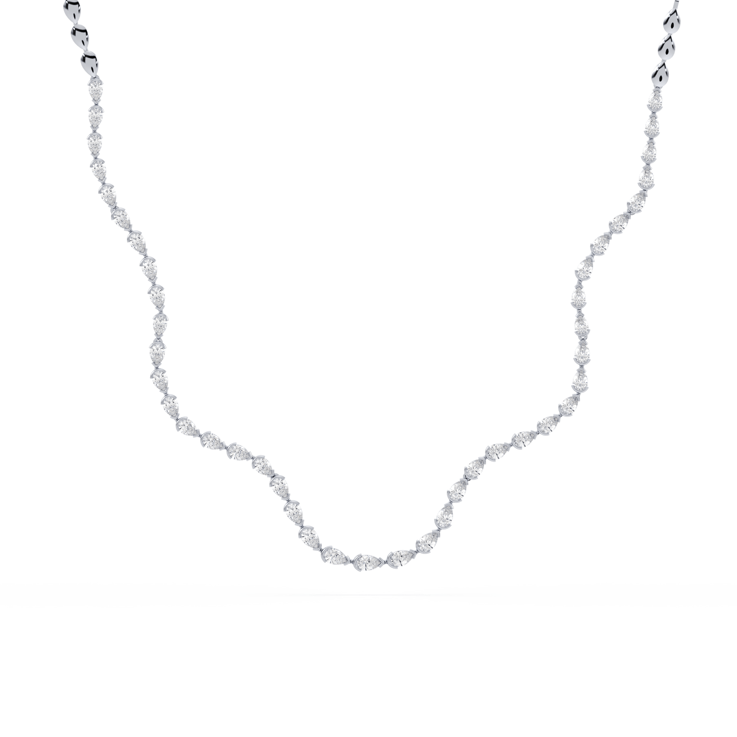Coquette Lab Diamond Tennis Necklace - Lotus Diamond