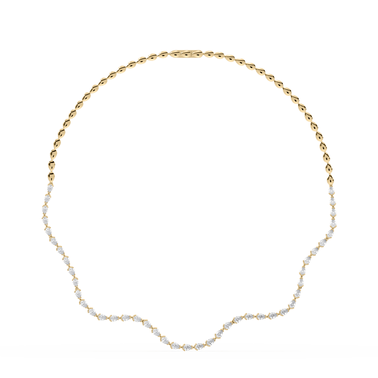 Coquette Lab Diamond Tennis Necklace - Lotus Diamond