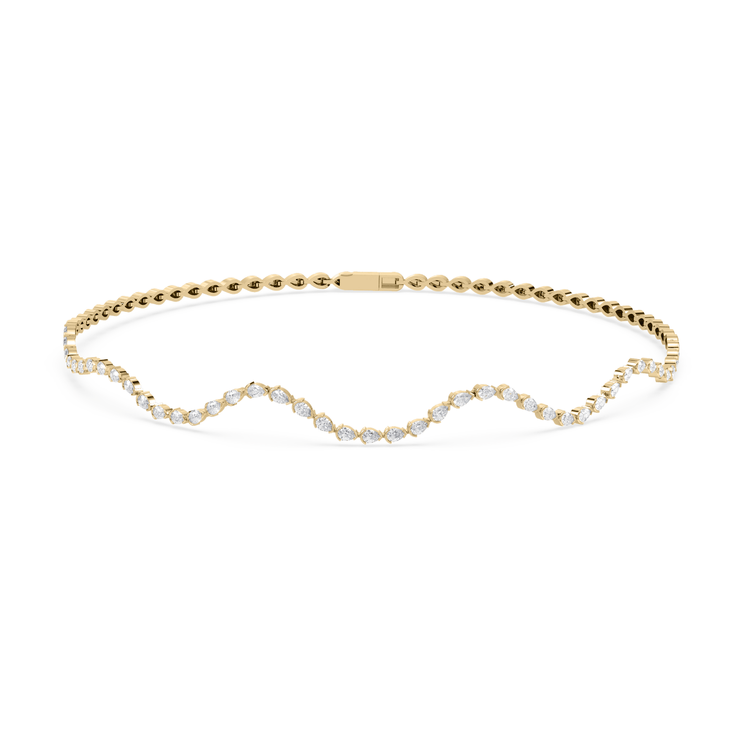 Coquette Lab Diamond Tennis Necklace - Lotus Diamond